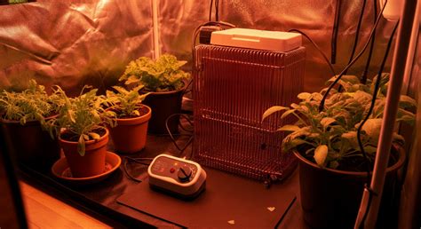 how to heat grow tent